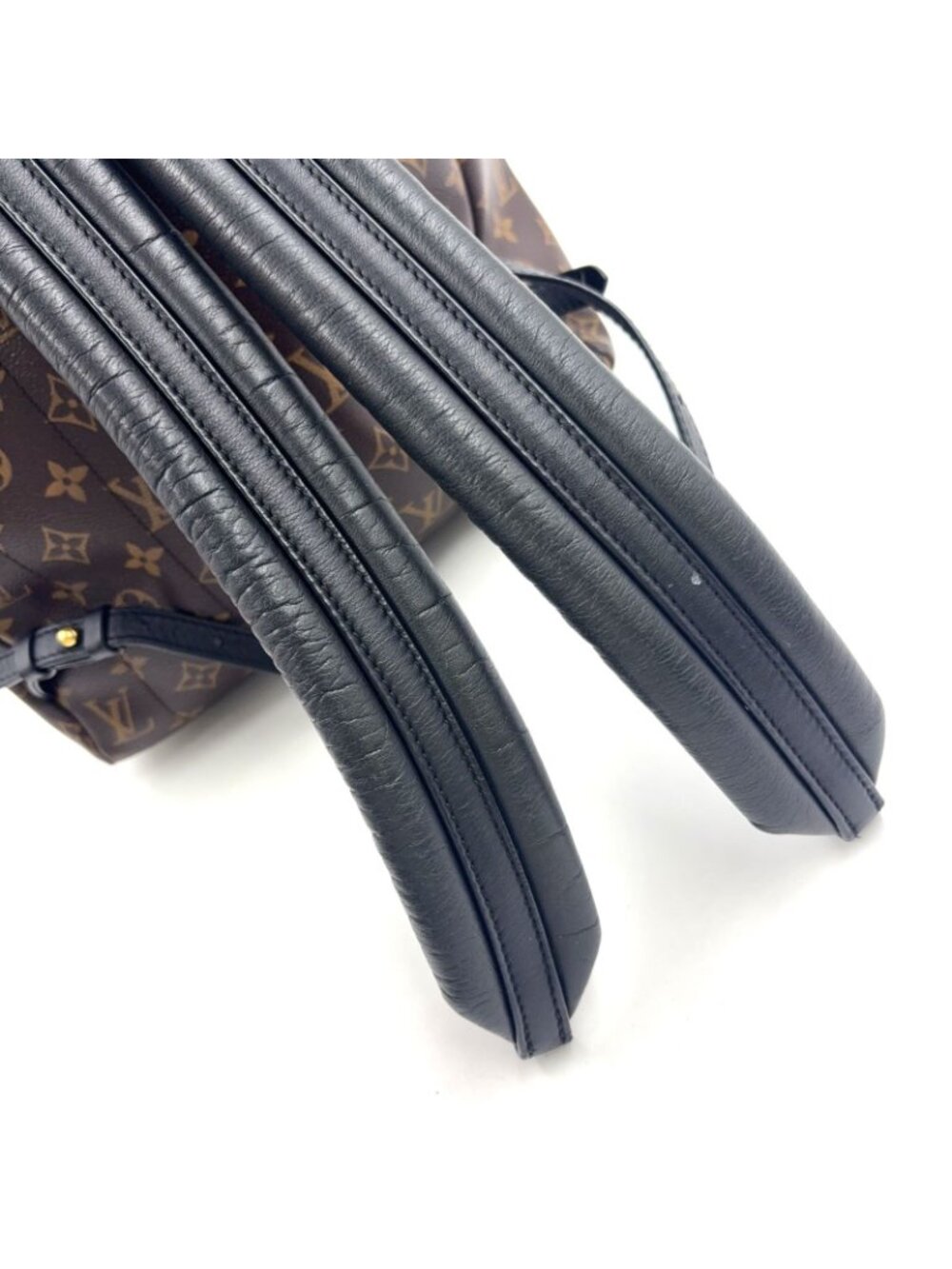 Louis Vuitton Palm Springs Backpack MM Monogram Leather Brown Gold - Picture 12 of 15